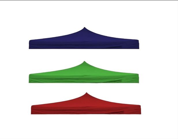 herramientas, jardines y exterior - Lona de Carpa 3x3 metros color azul y rojo 0