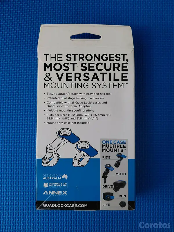 accesorios para electronica - Base para celular Quad Lock original y sellada 2