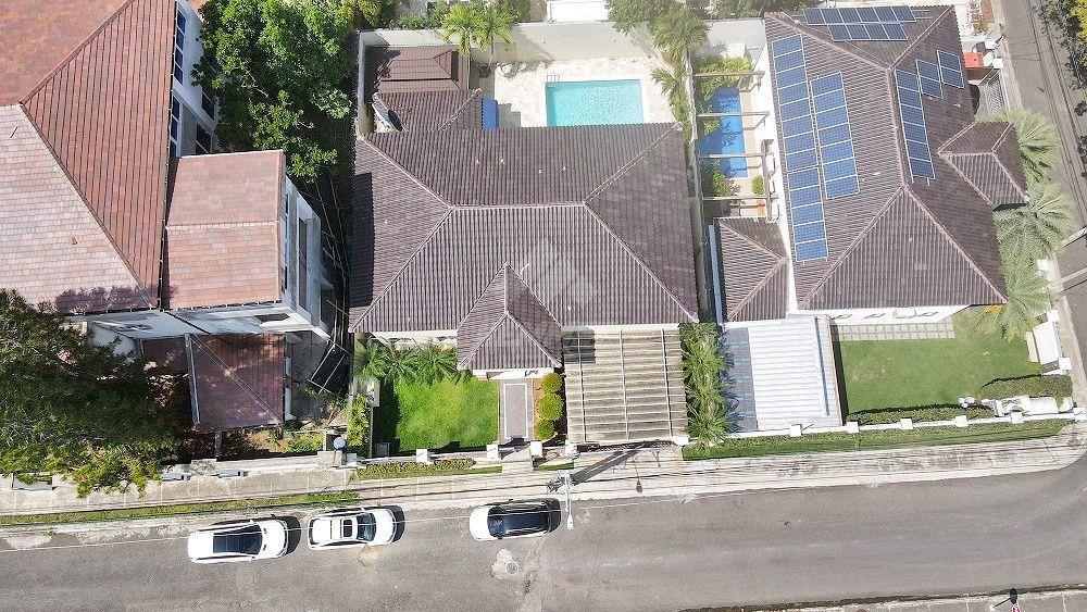 casas - MODERNA CASA AMUEBLADA CON PISCINA CERROS GURABO SANTIAGO 0