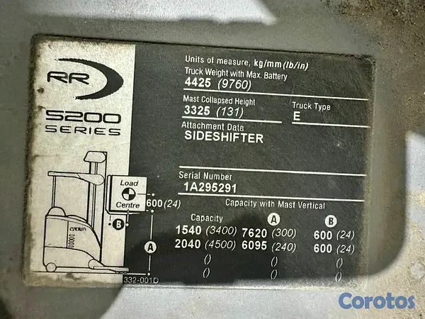 equipos profesionales - Crown RR S200 Motacargas Electrico 5