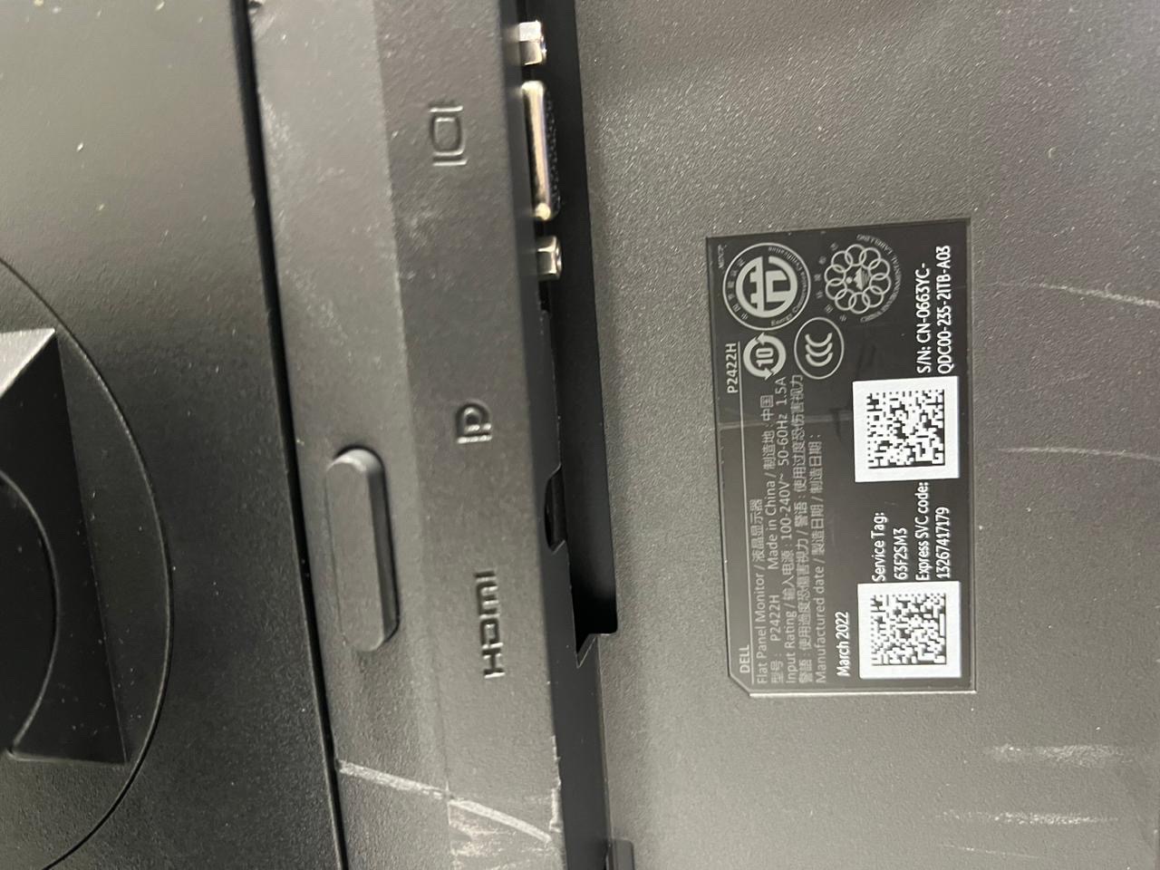 otros electronicos - Monitor Dell 6