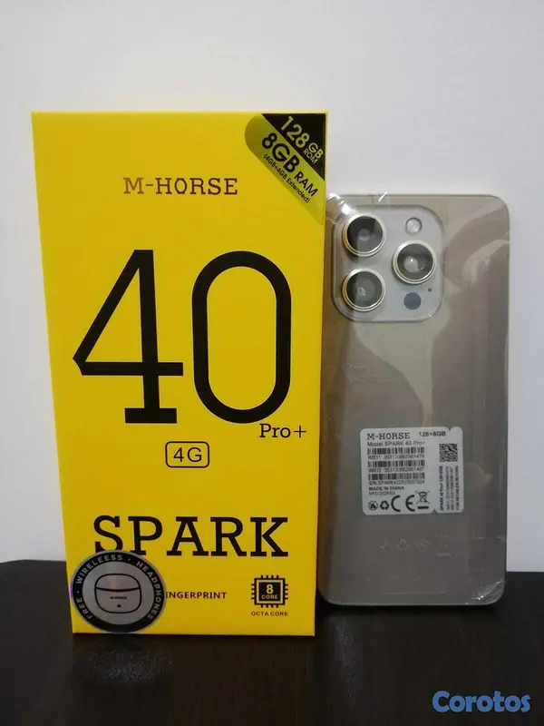 celulares y tabletas - TELEFONO M-HORSE SPARK 40 PRO+ 128+8 GB 2