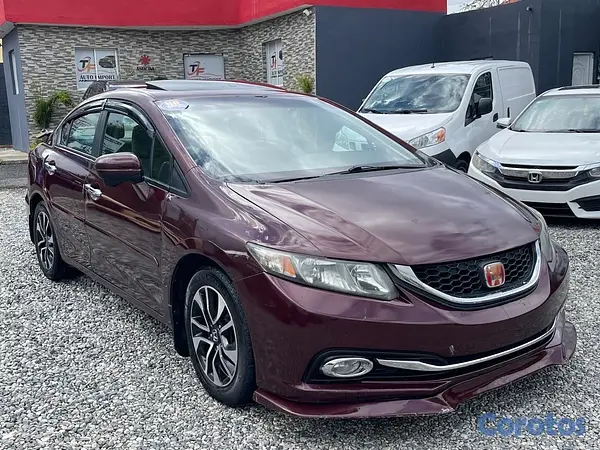 carros - HONDA CIVIC 2015 EX ROJO 3