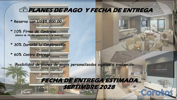 apartamentos - Apartamentos en Evaristo Morales con plan de pago 2