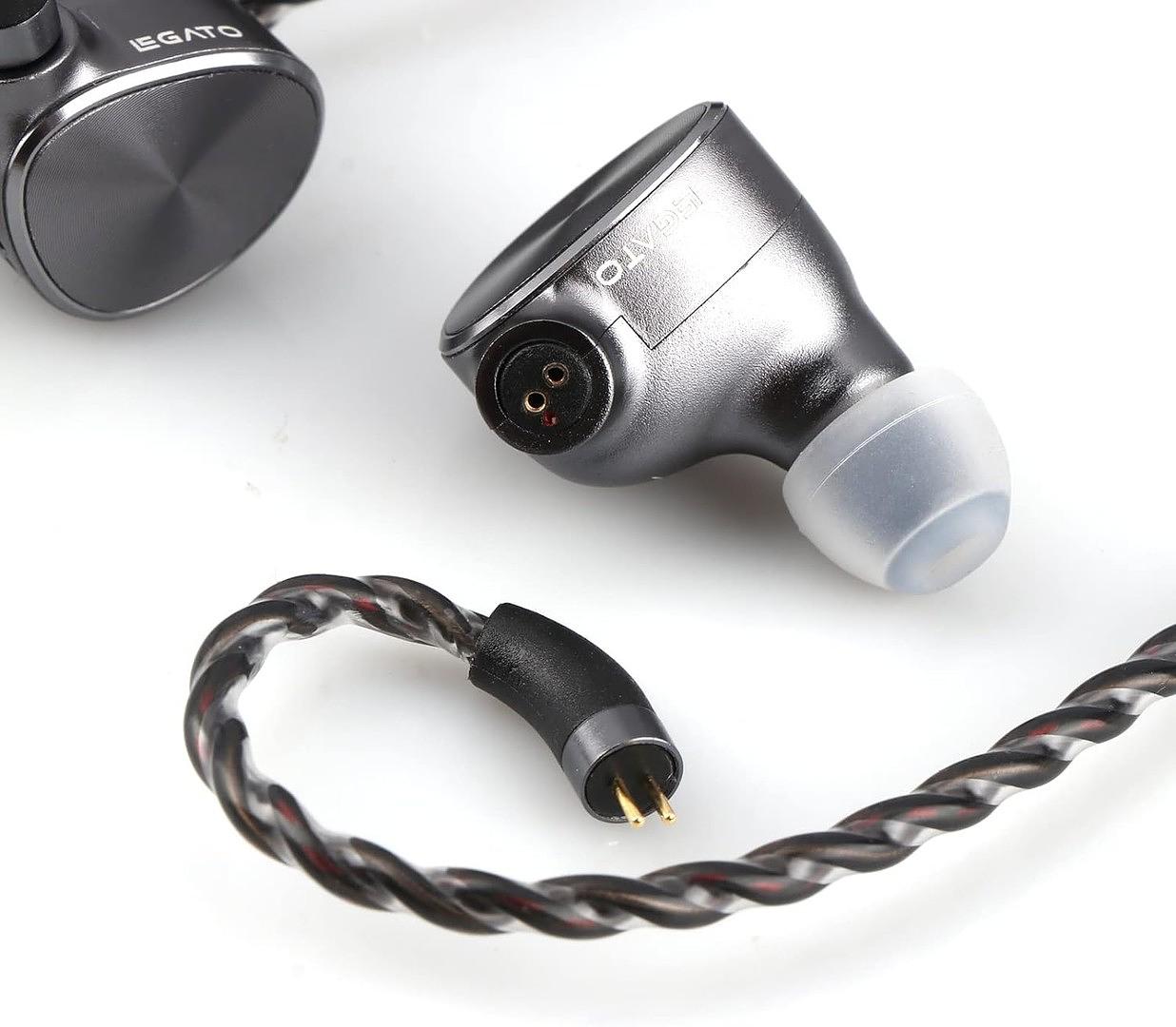 camaras y audio - 7Hz Legato audífono IEM 2 DD Basshead para amantes de los graves - cable 2 pines 2