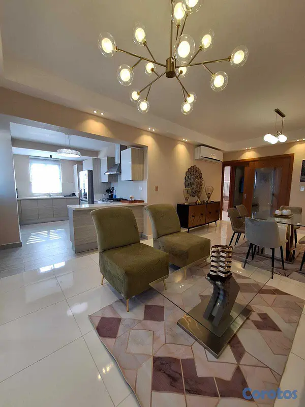 apartamentos -  ¡IMPERDIBLE! EXCLUSIVO APARTAMENTO AMUEBLADO EN L 3