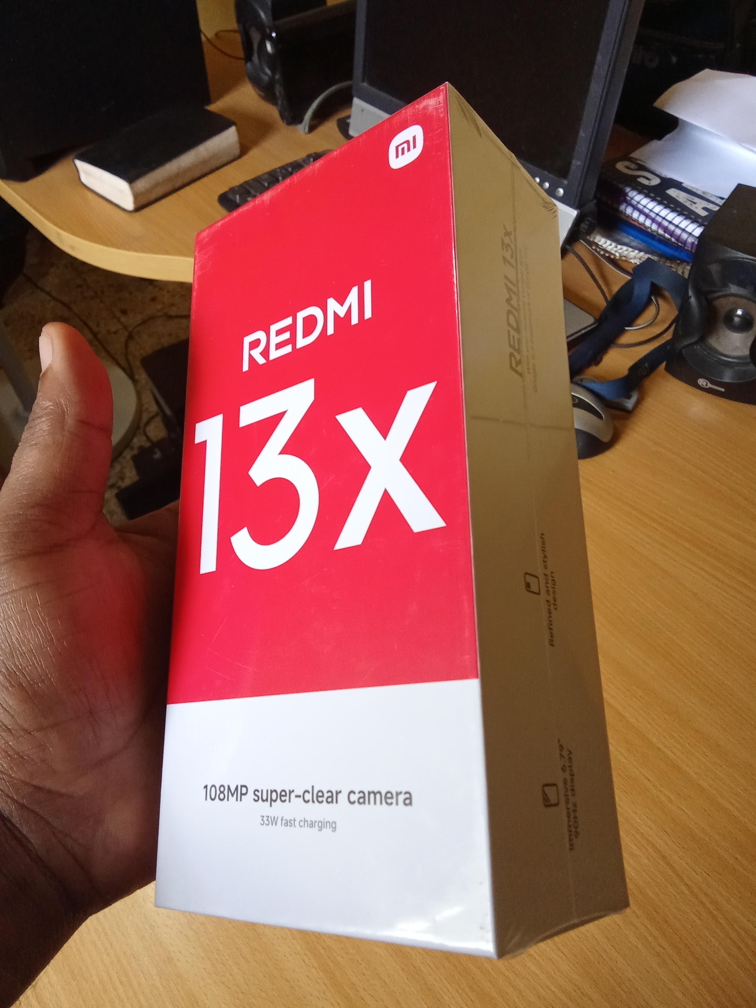 celulares y tabletas - Xioami redmi 13x 256gb, 8gb de Ram azul nuevo con su caja  1