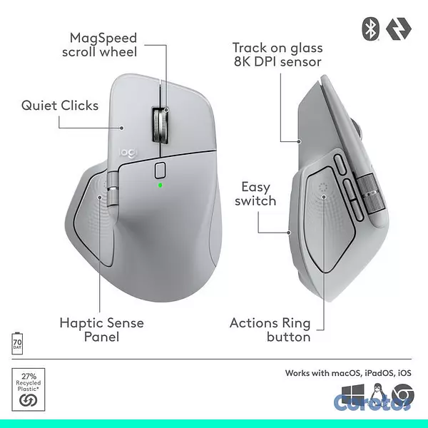 computadoras y laptops - MOUSE INALÁMBRICO LOGITECH MX MASTER 4 PERFORMANCE 2