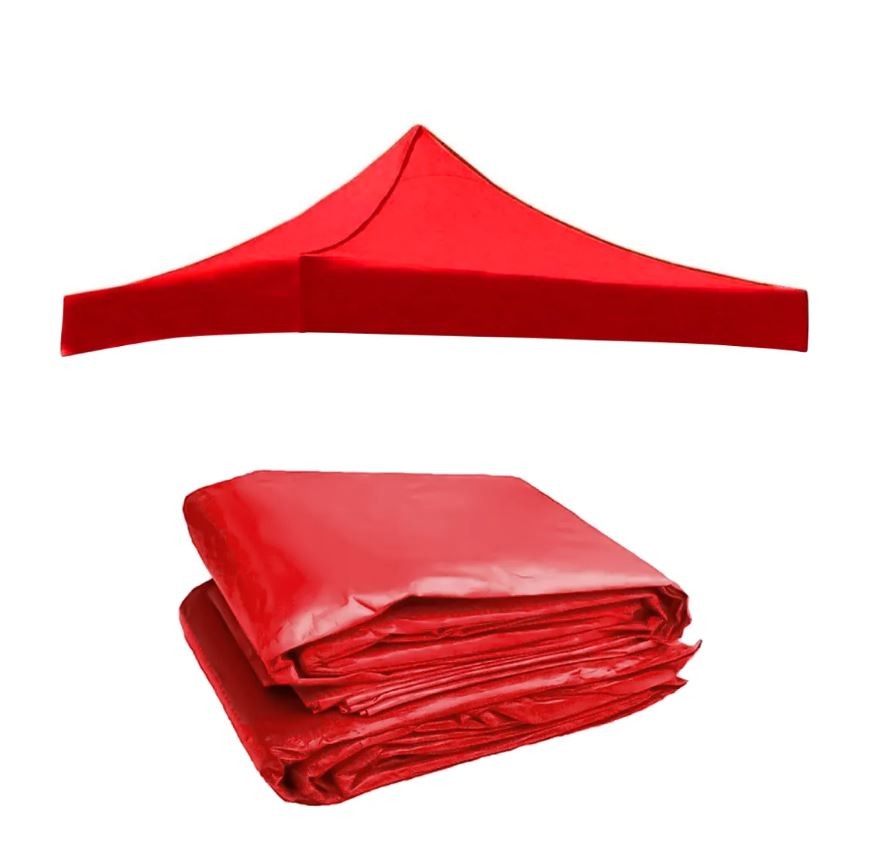 herramientas, jardines y exterior - Lona de Carpa 3x3 metros color azul y rojo 2