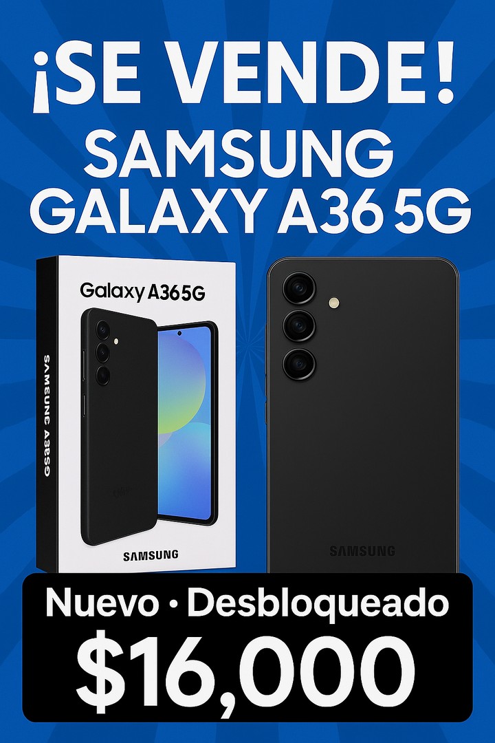 celulares y tabletas - Samsung A36 5G de Desbloqueado  3