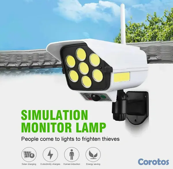 otros electronicos - Lámpara Solar con Sensor de Movimiento - Seguridad 2