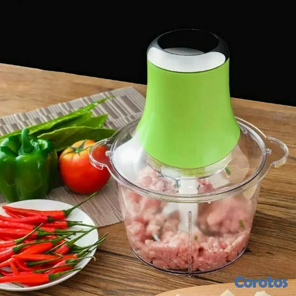 electrodomesticos - Triturador de carne, alimentos o frutas de acero inoxidable 2