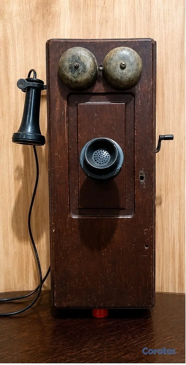 otros electronicos - TELEFONO ANTIGUO DECORATIVO Y COLECCIONABLE – FUJITSU LIMITED 2