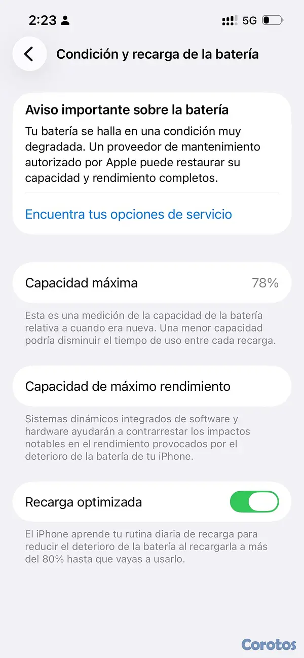 celulares y tabletas - se vende iPhone 13 128 GB Azul negociable  5