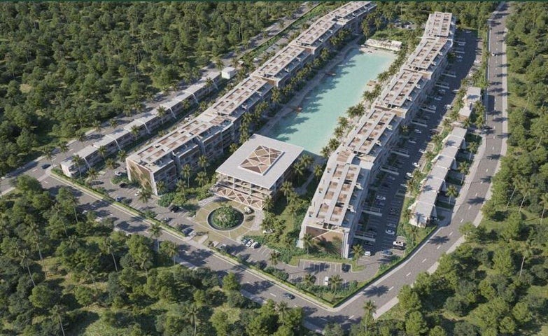apartamentos - Proyecto en venta Punta Cana #24-378 un dormitorio, amplias áreas sociales.
