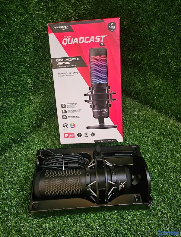 consolas y videojuegos - HyperX QuadCast S - Micrófono condensador USB RGB  2