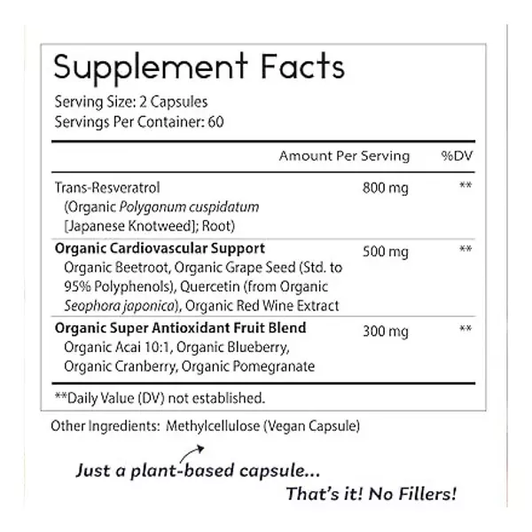 Salud y Equipamiento Médico - Resveratrol Complex 800 Mg 2