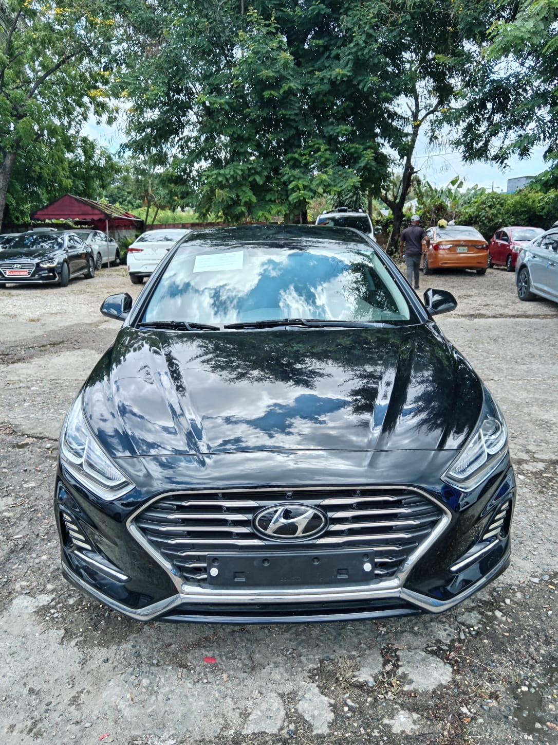 carros - HYUNDAI SONATA NEW RISE 2019 NEGRO GASOLINA 1