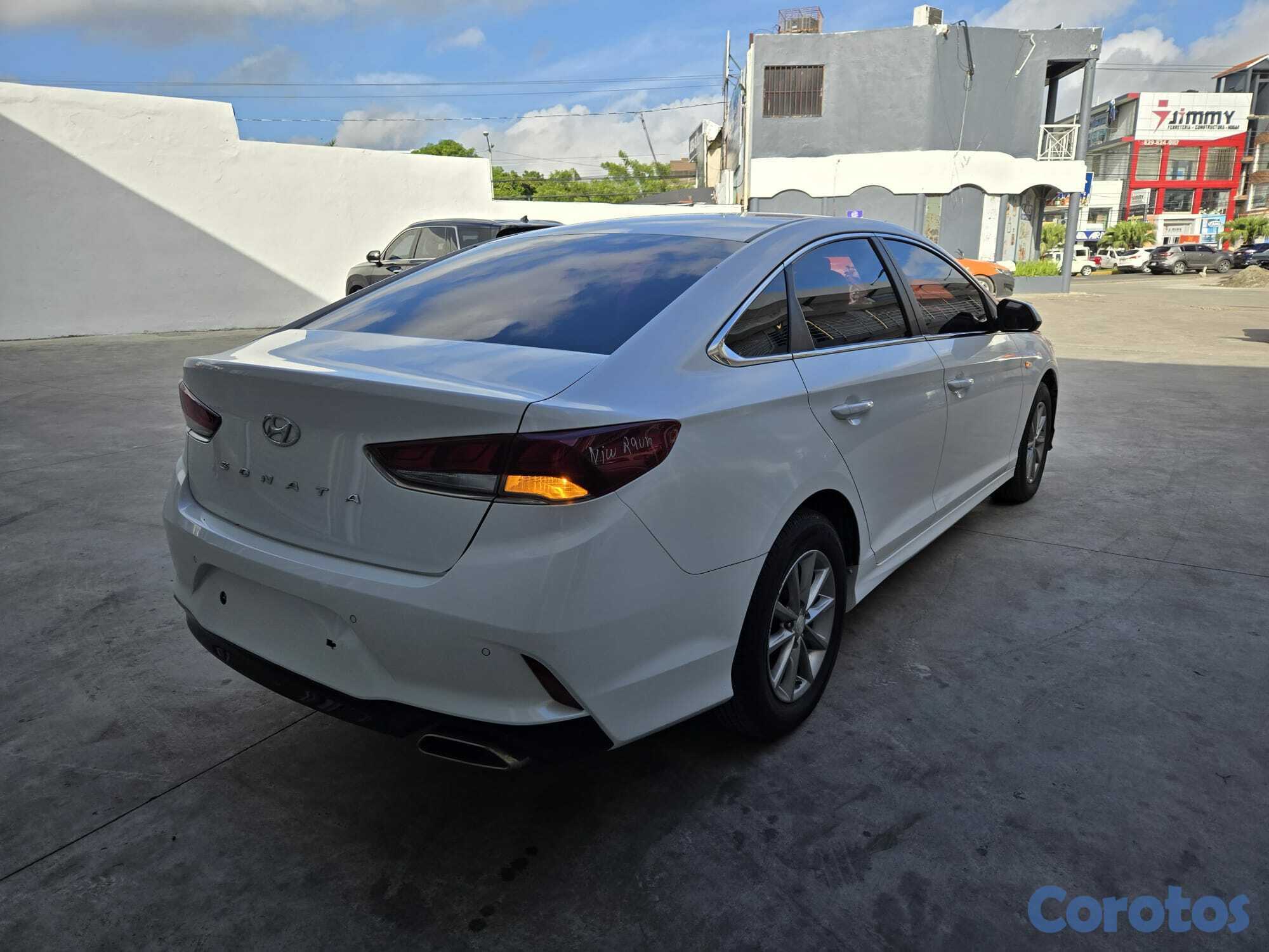 carros - HYUNDAI SONATA NEW RISE 2018 BLANCO 4