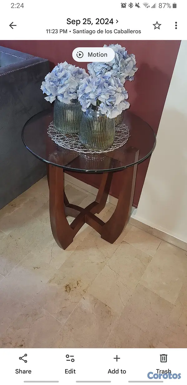 muebles y colchones - Juego de muebles y mesas 7 piesas 6