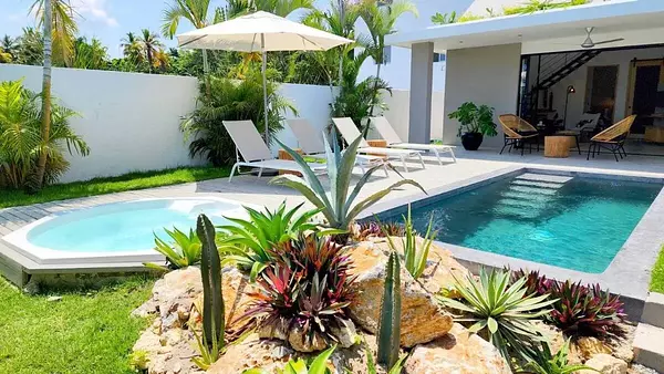 casas vacacionales y villas - Las Terrenas - Playa las ballenas - Moderna villa amueblada - 3 Habitaciones  10