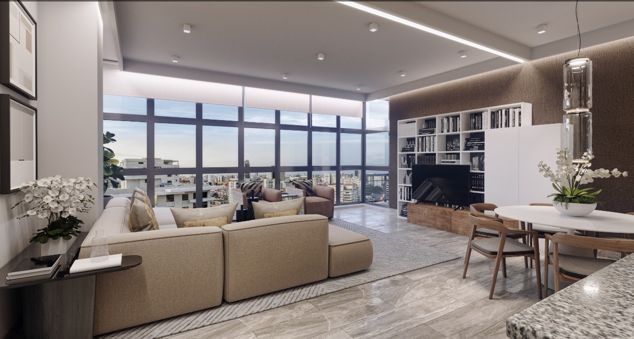 apartamentos - Venta de apartamento, 2 Hab, Evaristo Morales 1