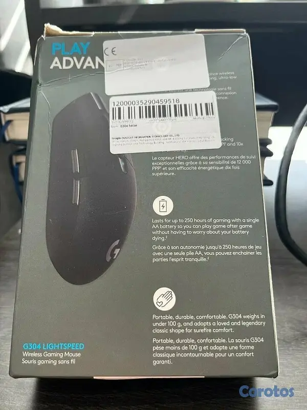 consolas y videojuegos - mause inalámbrico para juegos Logitech G304 Lights 3