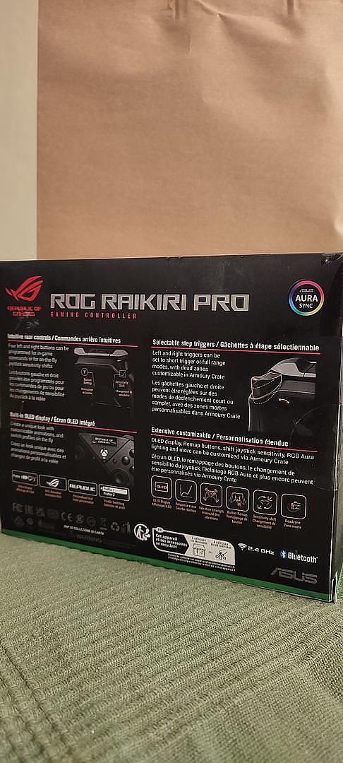 consolas y videojuegos - Control Gaming Profesional Para PC y Xbox, Asus Rog Raikiri Pro  5