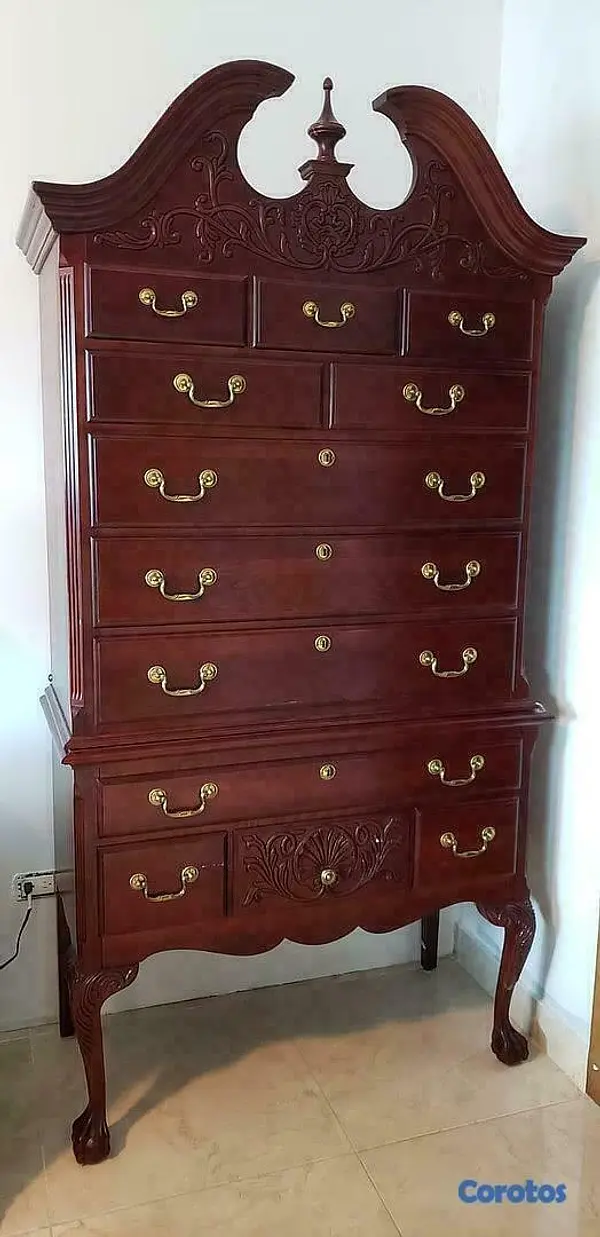 muebles y colchones - Vestidor Highboy Queen Anne 2