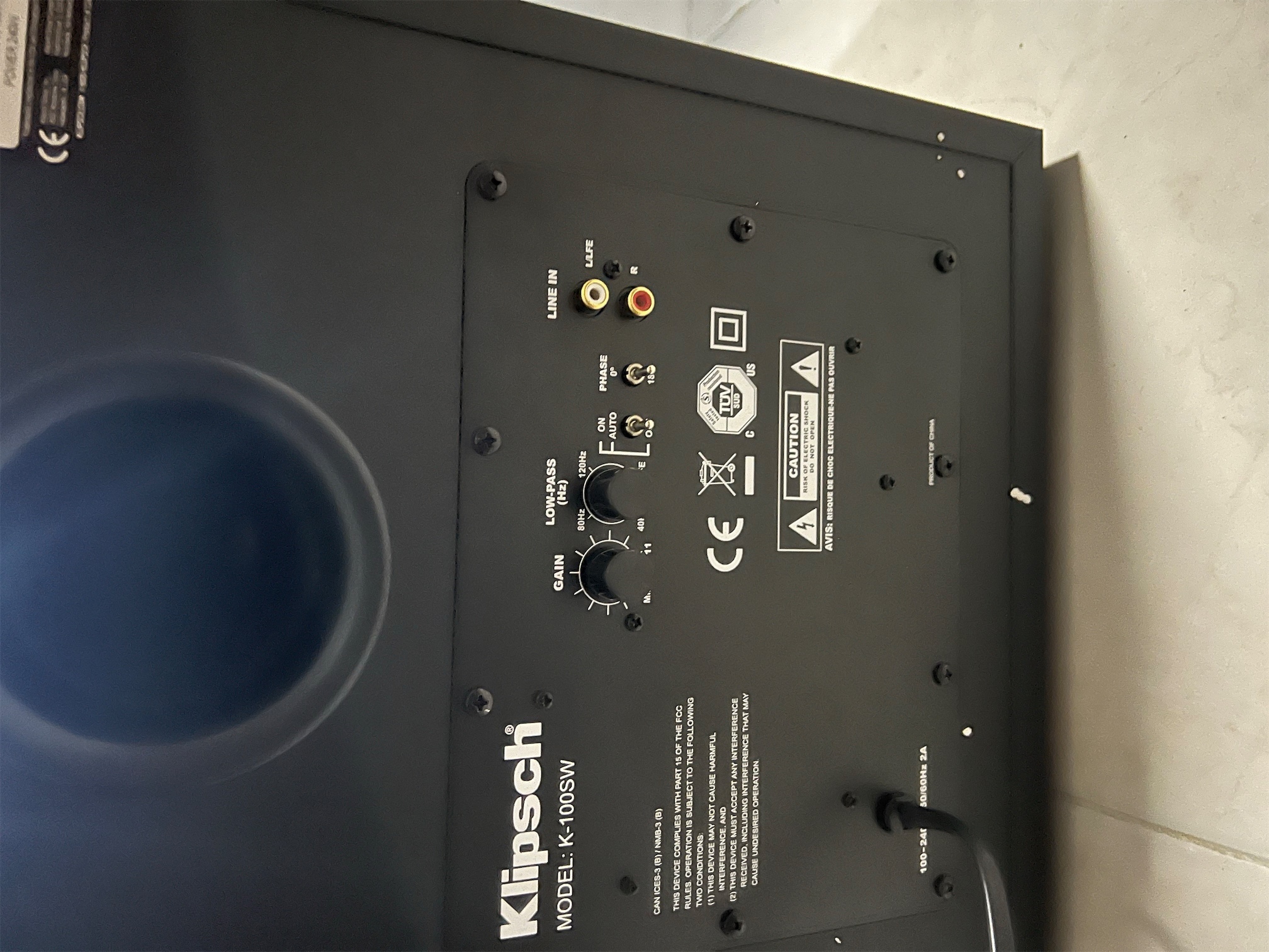 camaras y audio - Potente Subwoofer Klipsch K-100sw excelente bajo 2