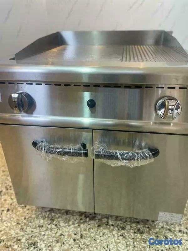 equipos profesionales - Estufa Plancha a Gas Industrial carnes vegetales  9