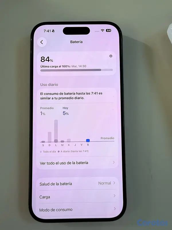celulares y tabletas - IPHONE 15 PRO PERFECTO ESTADO 4
