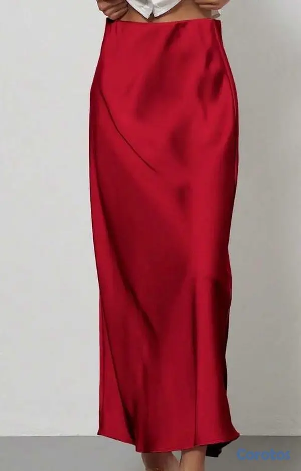 ropa para mujer - FALDA DE SATÍN  2