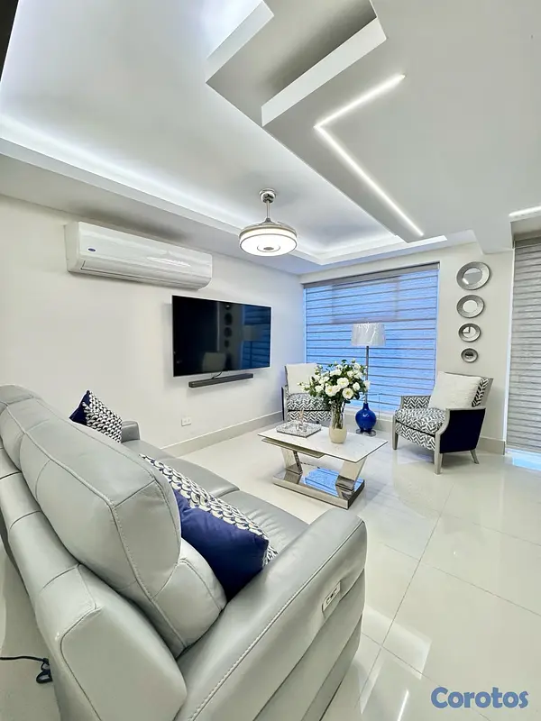 casas -  Apartamento Totalmente Amueblado en Venta , Residencial Torre Real VI  3