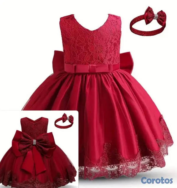 ropa y zapatos - hermoso vestido buchón 3
