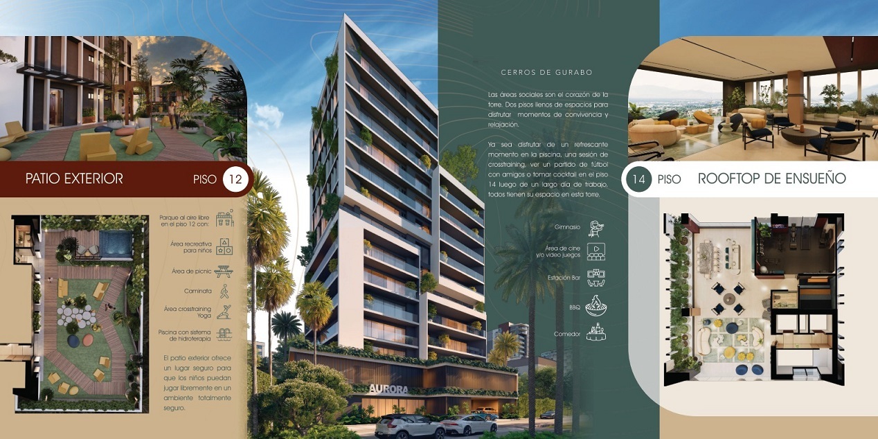 apartamentos - TORRE FAMILIAR PLANOS CERROS GURABO STGO. 2027 3