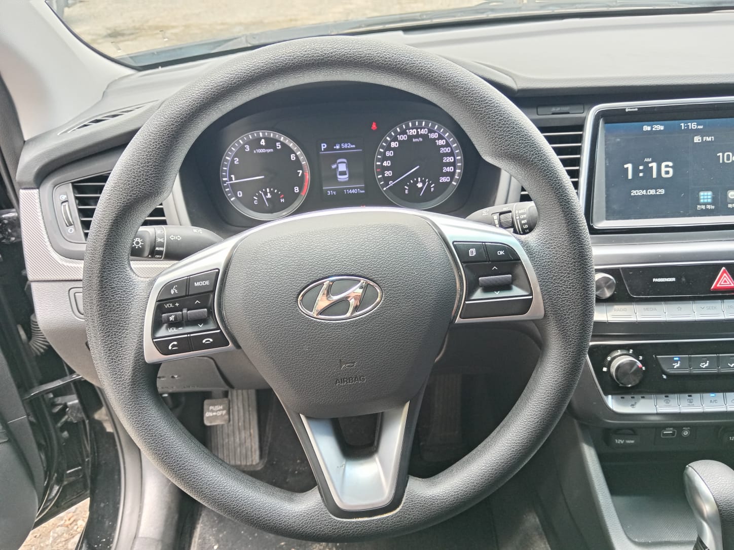 carros - HYUNDAI SONATA NEW RISE 2019 NEGRO GASOLINA 5