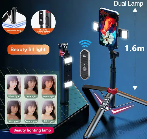 celulares y tabletas - tripode palo de selfi  2