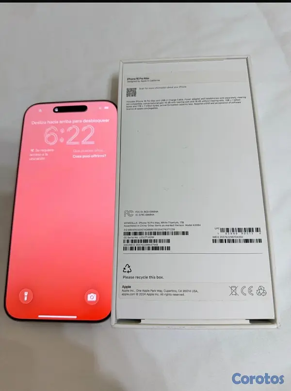 celulares y tabletas - iPhone 16 pro Max 1 tb  3