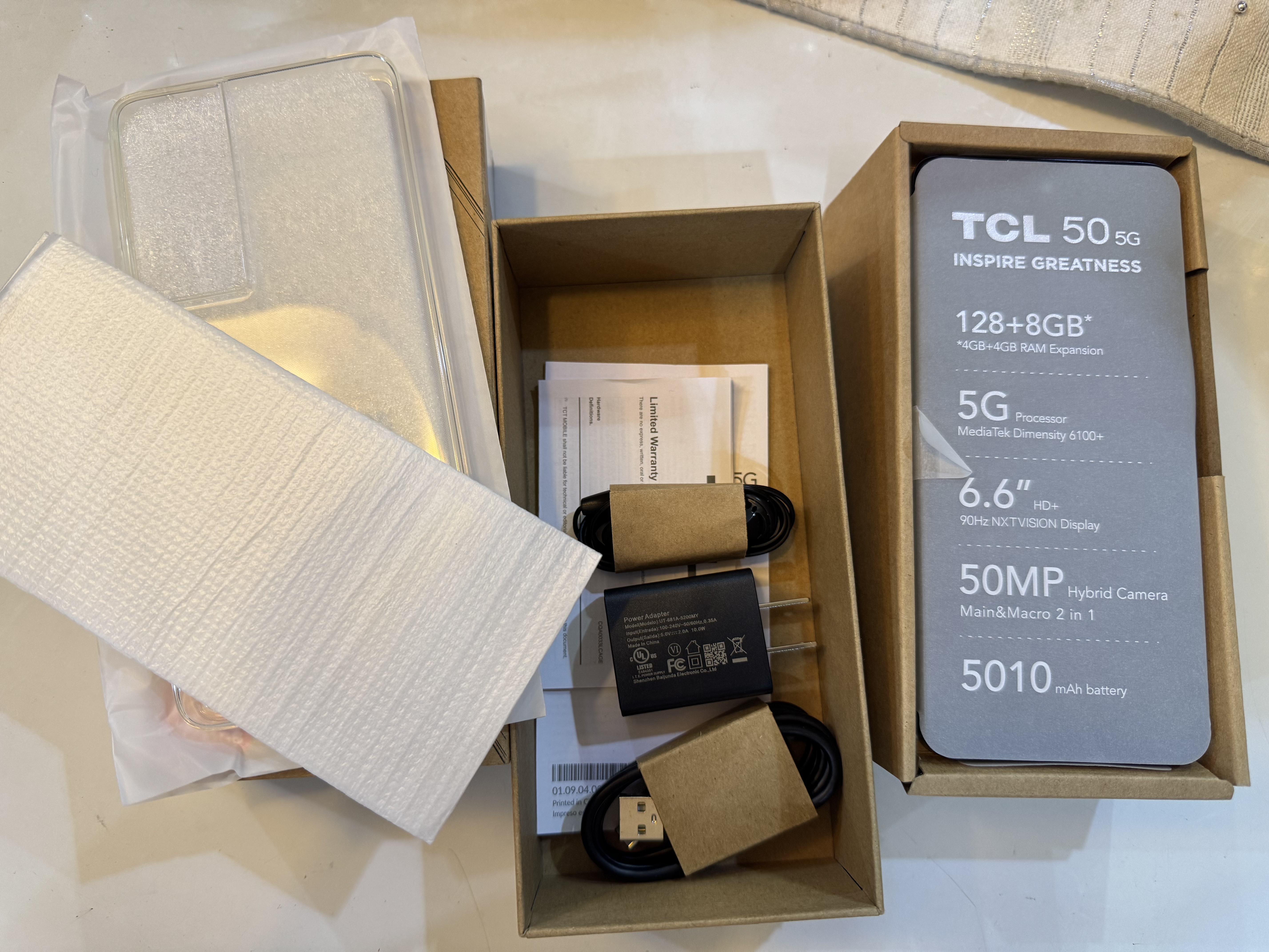 celulares y tabletas - Celular Tcl 50 5G 128GB Totalmente Nuevo!!