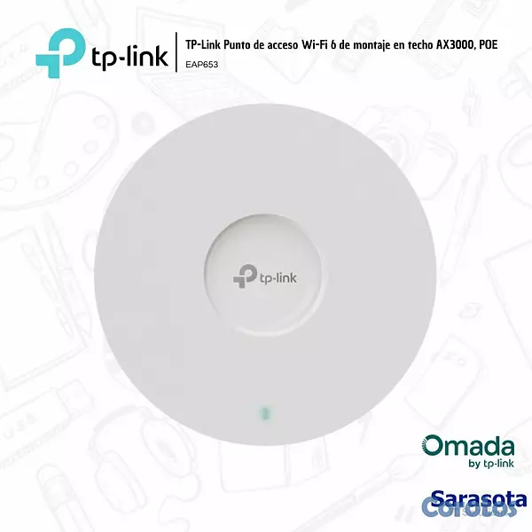 accesorios para electronica - TP-Link Access Point Wi-Fi 6 AX3000 EAP653 2