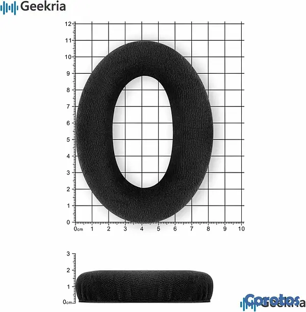 camaras y audio - Almohadillas Geekria Velour para Sennheiser HD500 series HD559, 569, 589 5