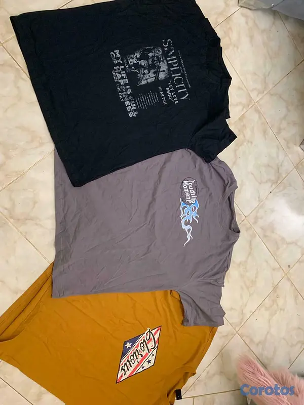 ropa para hombre - Vendo tichers de hombres al por mayor y detalle  3