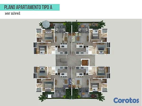 apartamentos -  APARTAMENTO RESIDENCES PUNTA CANA  4