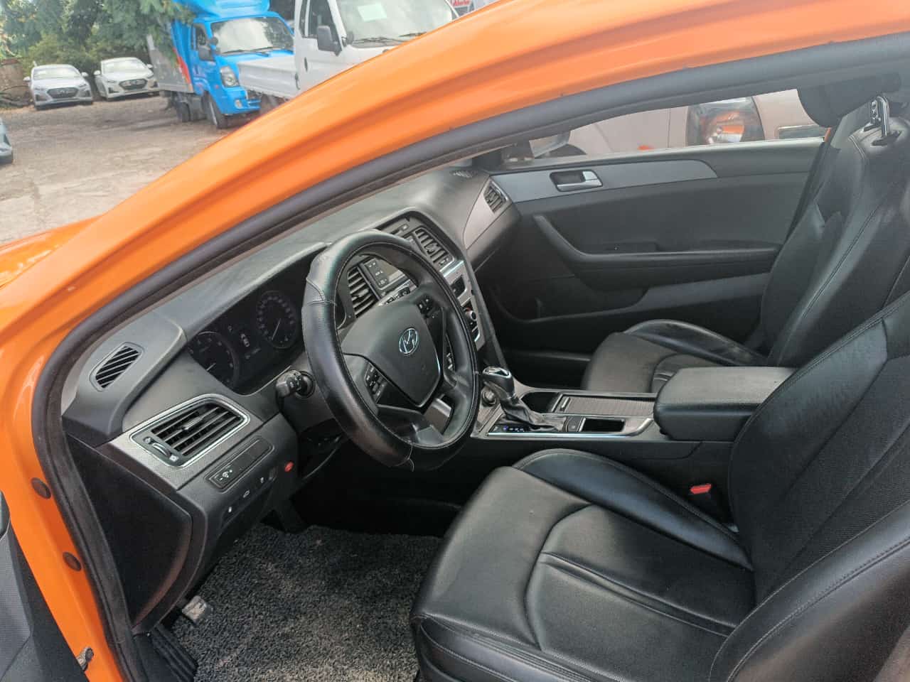 carros - HYUNDAI SONATA LF 2018 NARANJA 6