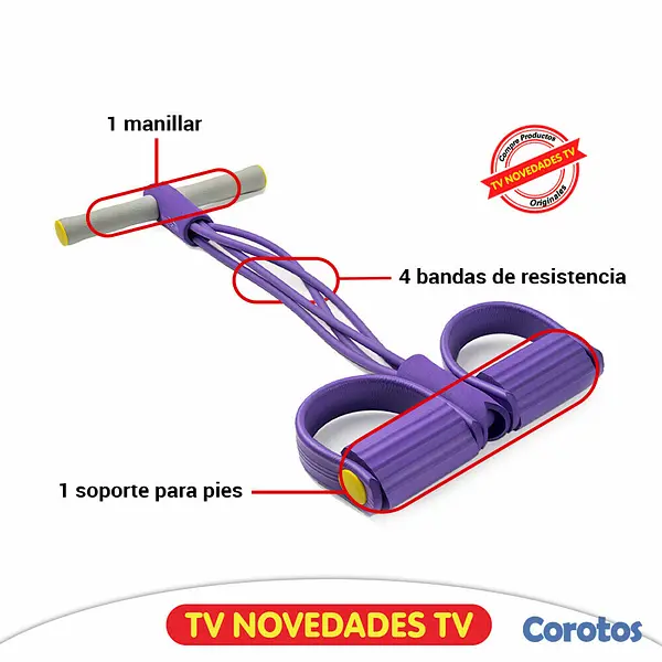 Artículos Deportivos - Ez Cise Bandas de Resistencia Multifuncionales 3
