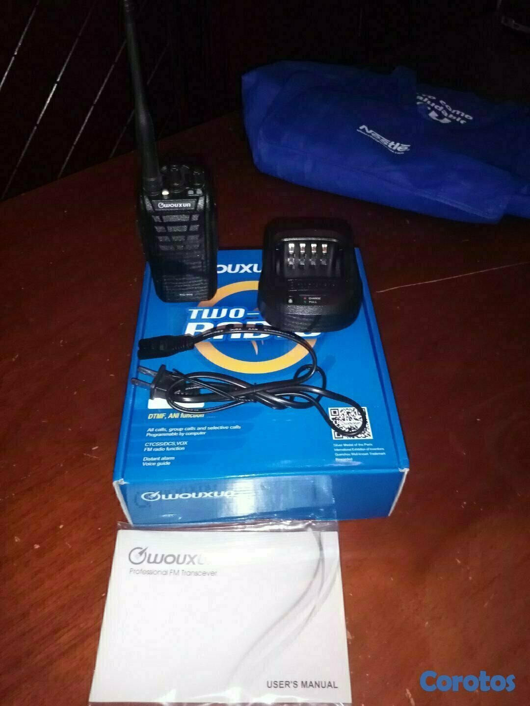 otros electronicos - Radio de comunicación marca WOUXUN KG-998 4