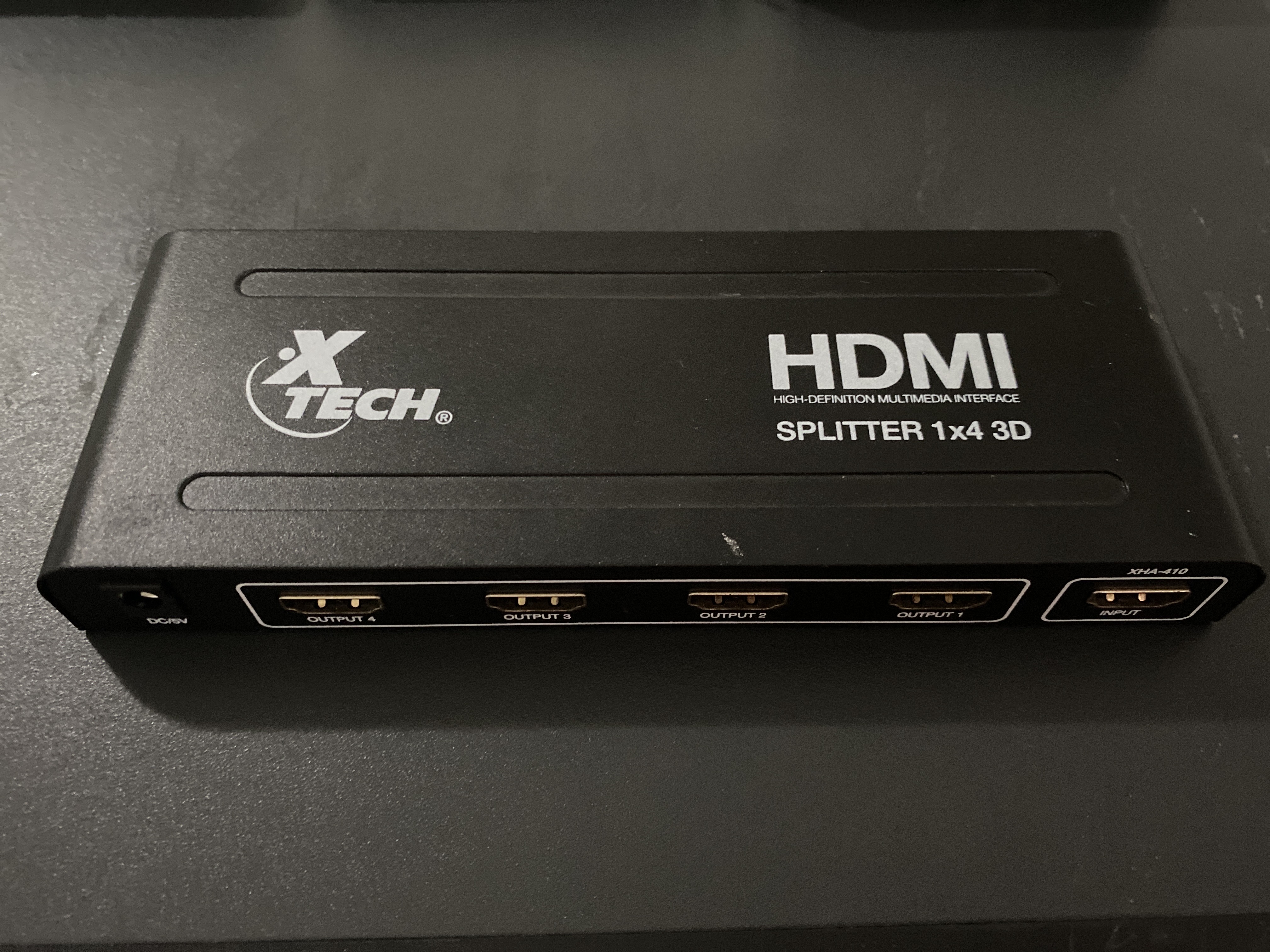 accesorios para electronica - Splitter HDMI 1x4 3D - Marca XTech 0