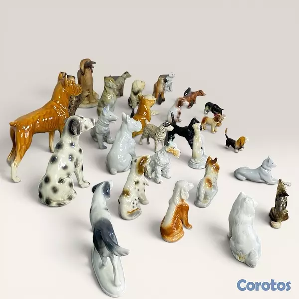 decoración y accesorios - PERROS EN PORCELANA DE COLECCIÓN  4