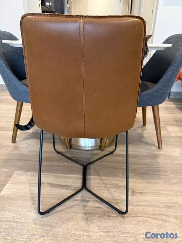 muebles y colchones - Juego de Dos Sillas Marca WestElm.  7